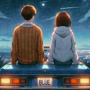 دانلود آهنگ BLUE از Gabriela Bee, Powfu با کیفیت اصلی و متن